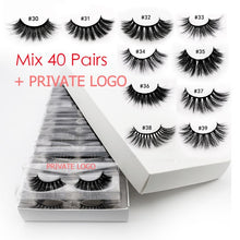 Load image into Gallery viewer, Wholesale Eyelashes 20/40/50/100pcs 3d Mink Lashes Natural Mink Eyelashes Wholesale False Eyelashes Makeup False Lashes In Bulk