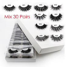 Load image into Gallery viewer, Wholesale Eyelashes 20/40/50/100pcs 3d Mink Lashes Natural Mink Eyelashes Wholesale False Eyelashes Makeup False Lashes In Bulk