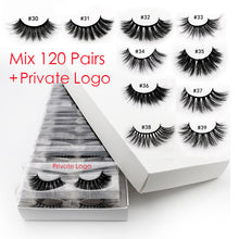 Load image into Gallery viewer, Wholesale Eyelashes 20/40/50/100pcs 3d Mink Lashes Natural Mink Eyelashes Wholesale False Eyelashes Makeup False Lashes In Bulk
