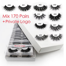 Load image into Gallery viewer, Wholesale Eyelashes 20/40/50/100pcs 3d Mink Lashes Natural Mink Eyelashes Wholesale False Eyelashes Makeup False Lashes In Bulk
